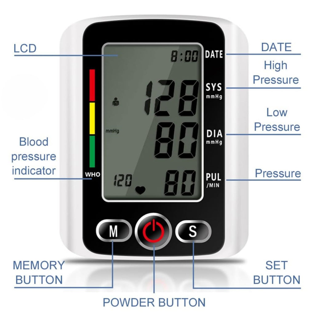Digital Blood Pressure Monitor - Accurate Home Health Monitoring