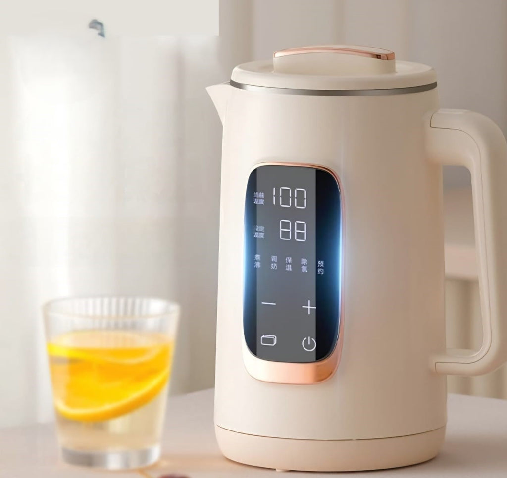 Digital screen electric kettle with temperature
