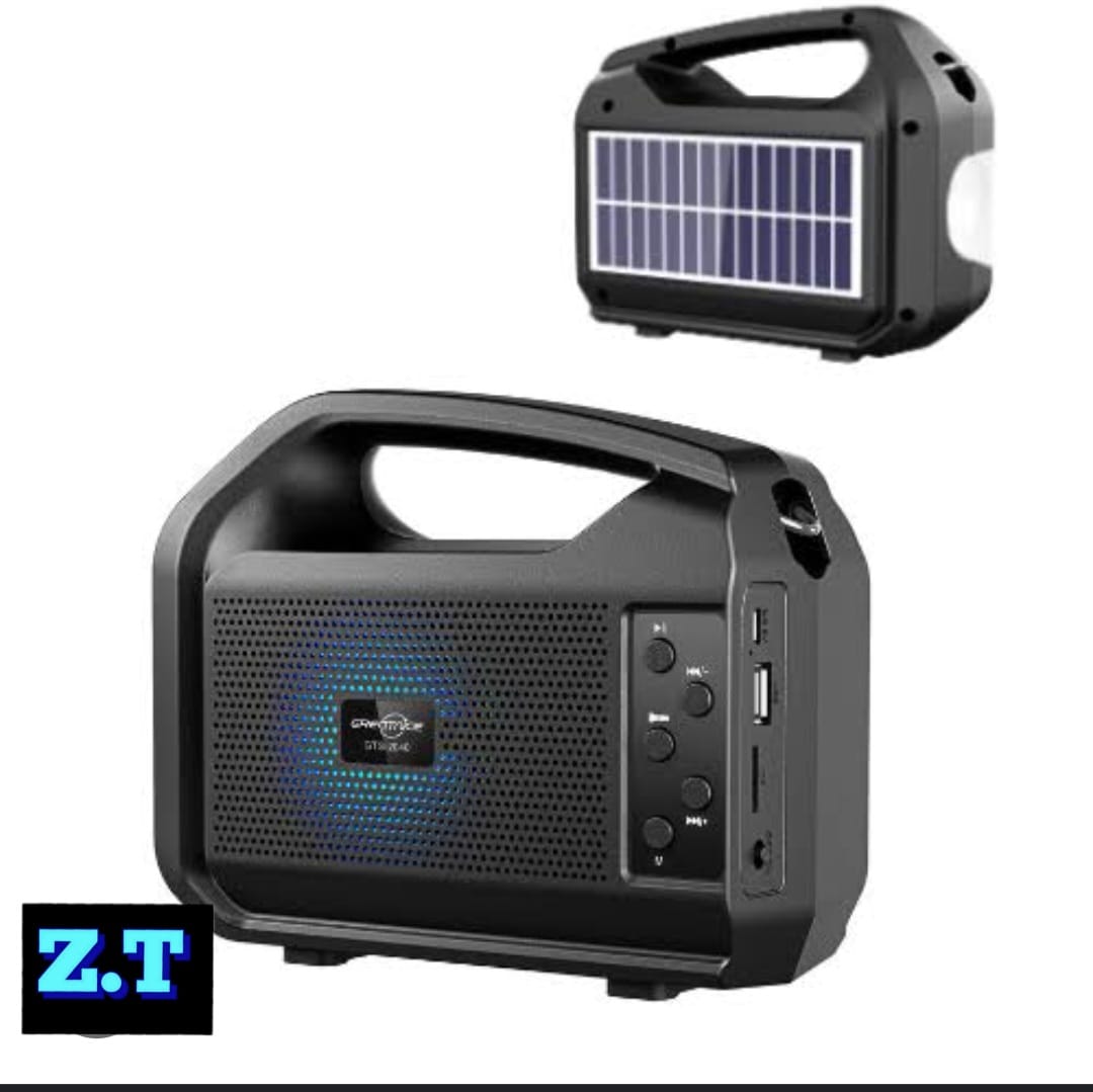 wireless solar charging speaker