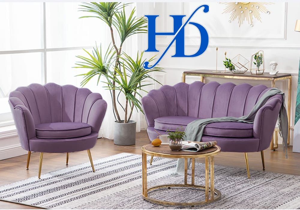 Matching Loveseat — A two-seater sofa + chair