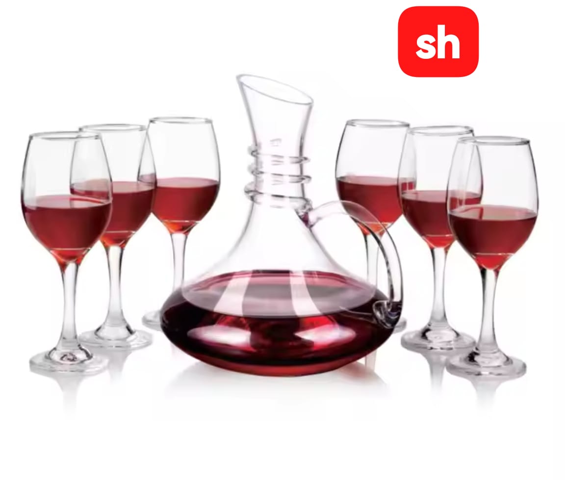 7pcs decanter deli glass set JJZH-12#